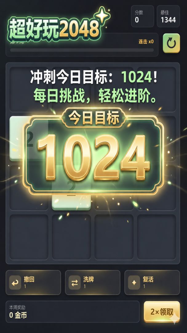 超好玩2048游戏截图