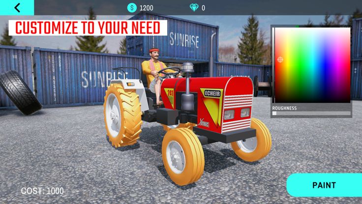 Indian Tractor Stunt Simulator游戏截图