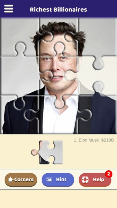 Richest Billionaires Puzzle游戏截图