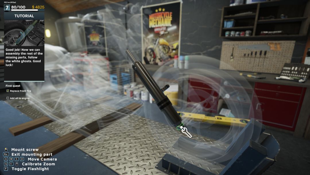 Motorcycle Mechanic Simulator 2021: Prologue游戏截图