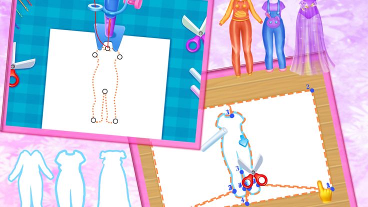 服装设计店- 家庭亲子装设计游戏截图