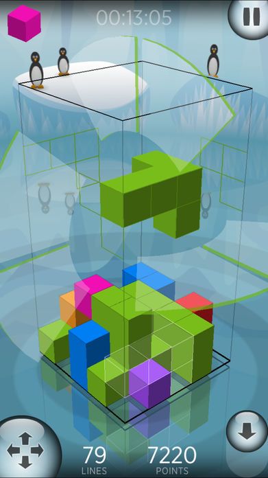 Fragmental 3D - Build Lines with Falling Blocks!游戏截图