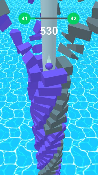 欢乐球球打砖块 - 全民挑战旋转塔游戏截图