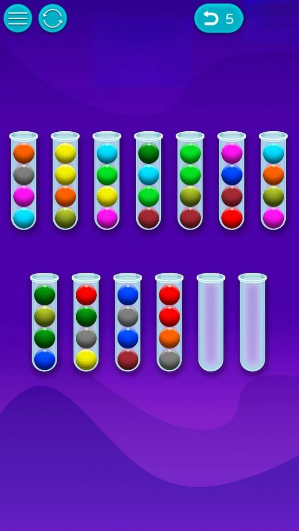 球球排序谜题游戏截图
