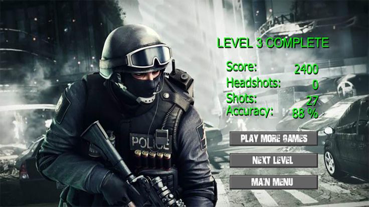 反恐射击：城市战争 - 第一人称FPS特警部队狙击射击游戏游戏截图