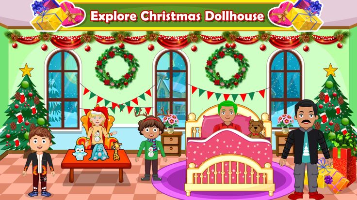 假装城市雪派对生活游戏截图