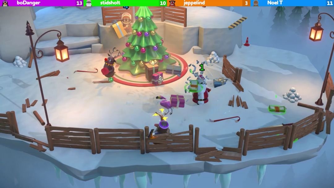 Rubber Bandits: Christmas Prologue游戏截图