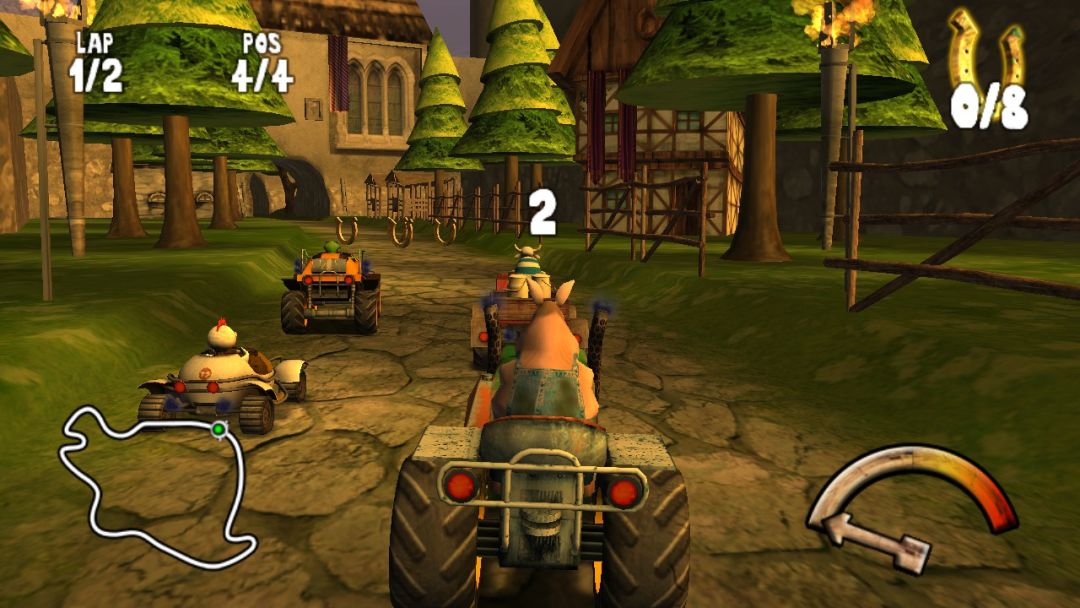 Calvin Tucker's Farm Animal Racing游戏截图