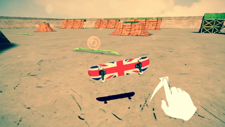 Skate City 3D - Free Skateboard Park Touch Game游戏截图