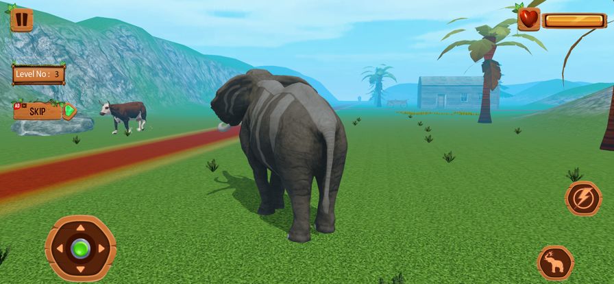 Scary Elephant Animal Wildlife游戏截图