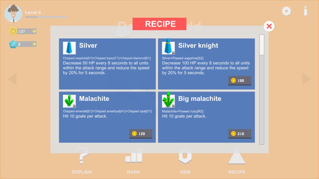 宝石防御游戏截图