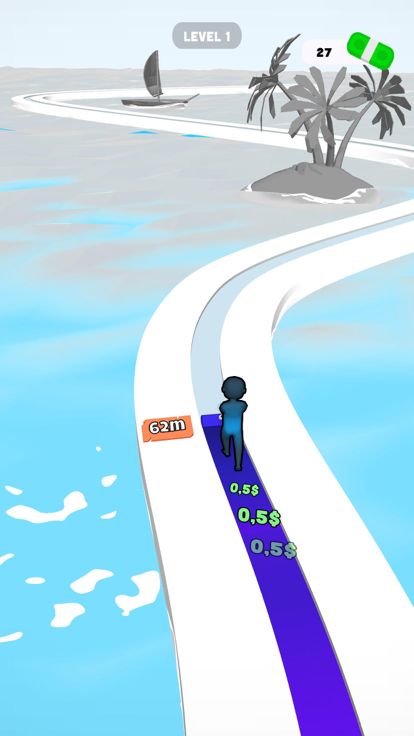 Paint Road 3D!游戏截图