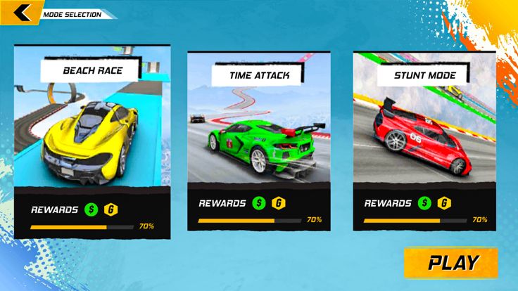 Car Stunt Mega Ramps: Car Game游戏截图