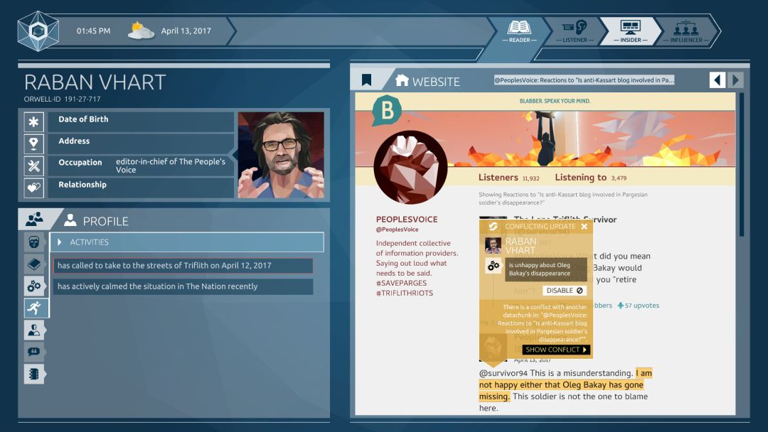 Orwell: Ignorance is Strength游戏截图