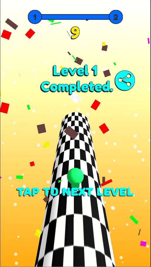 彩色螺旋球游戏截图