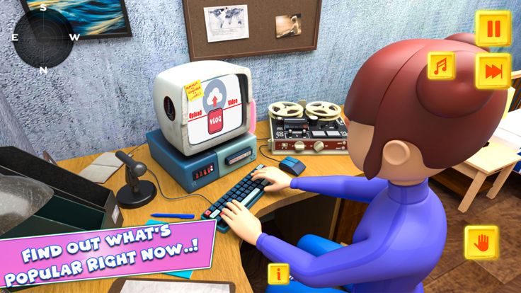 女孩生活模拟器视频博主游戏截图