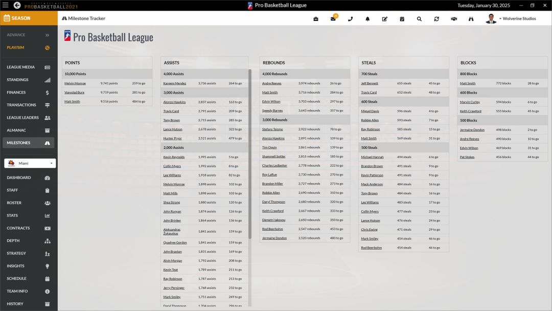 Draft Day Sports: Pro Basketball 2021游戏截图