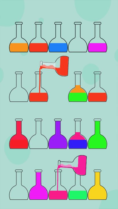水排序：彩色益智游戏游戏截图