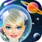 外層空間女孩沙龍 - 化妝和禮服遊戲的女孩和孩子們icon
