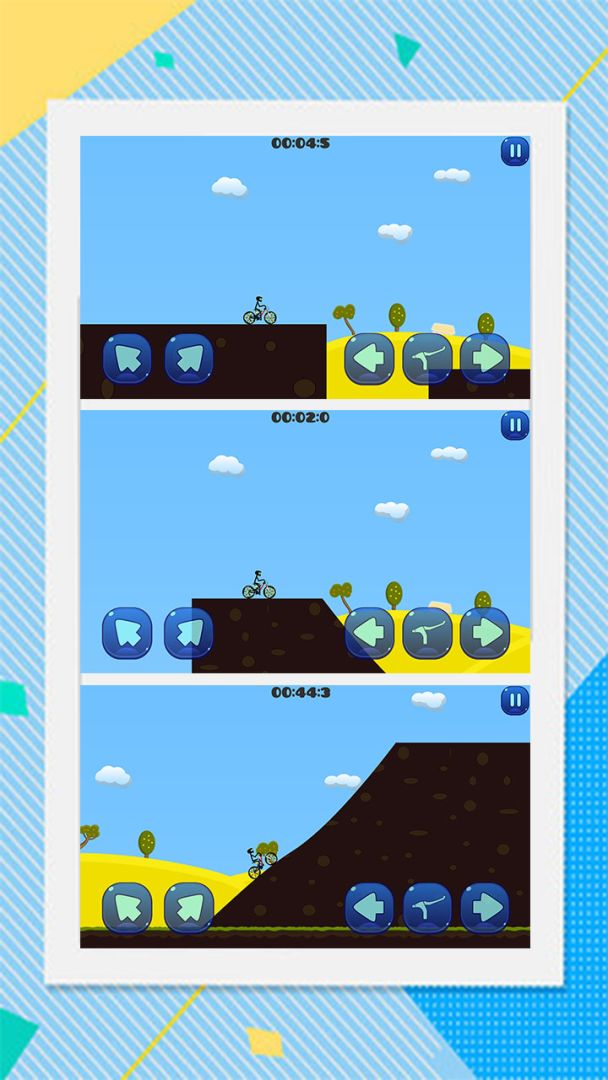 火柴人疯狂自行车游戏截图