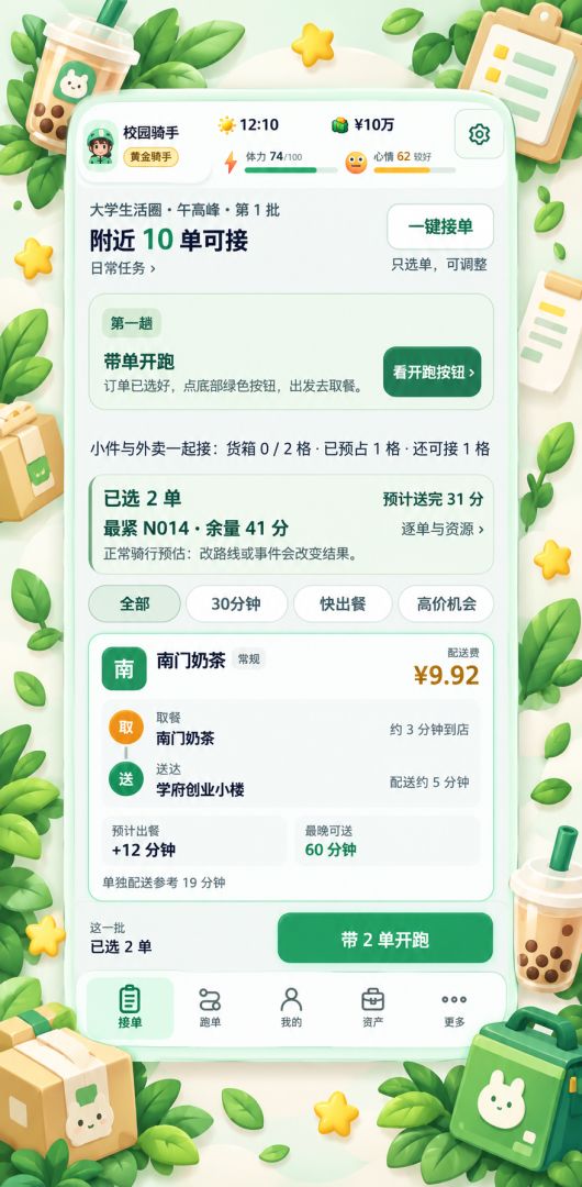 外卖人生模拟器游戏截图