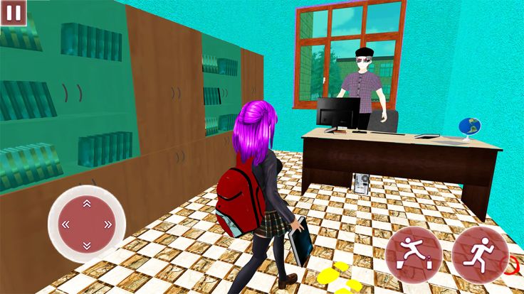Anime School Girl Life 3d Game游戏截图