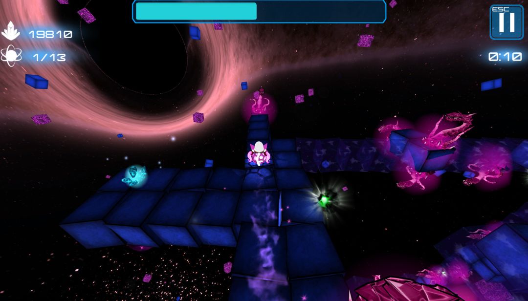 Deep Blue 3D Maze in Space游戏截图
