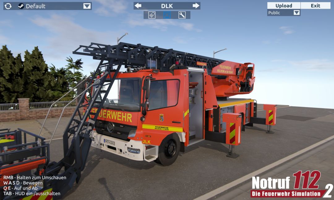 Notruf 112 - Die Feuerwehr Simulation 2: Showroom游戏截图