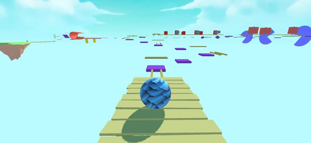 天空的滚球游戏截图