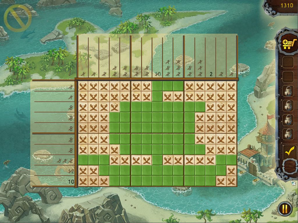 Fill and Cross Pirate Riddles游戏截图