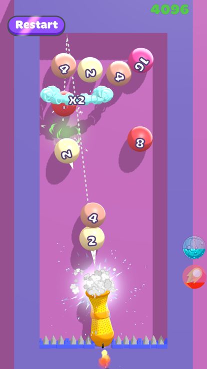 Cannon 2048游戏截图