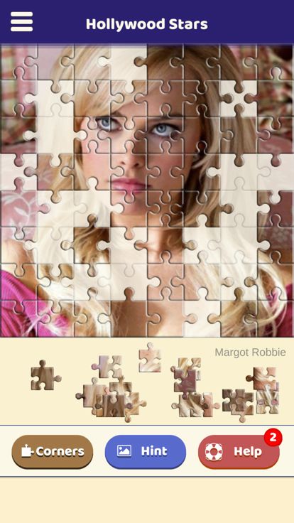 Hollywood Stars Jigsaw Puzzle游戏截图