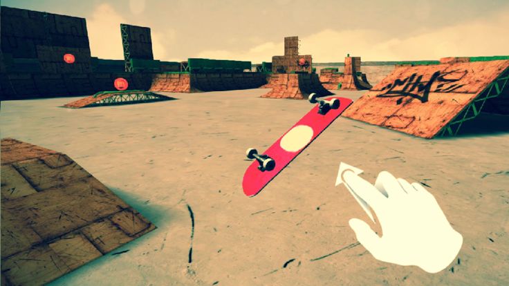 Skate City 3D - Free Skateboard Park Touch Game游戏截图