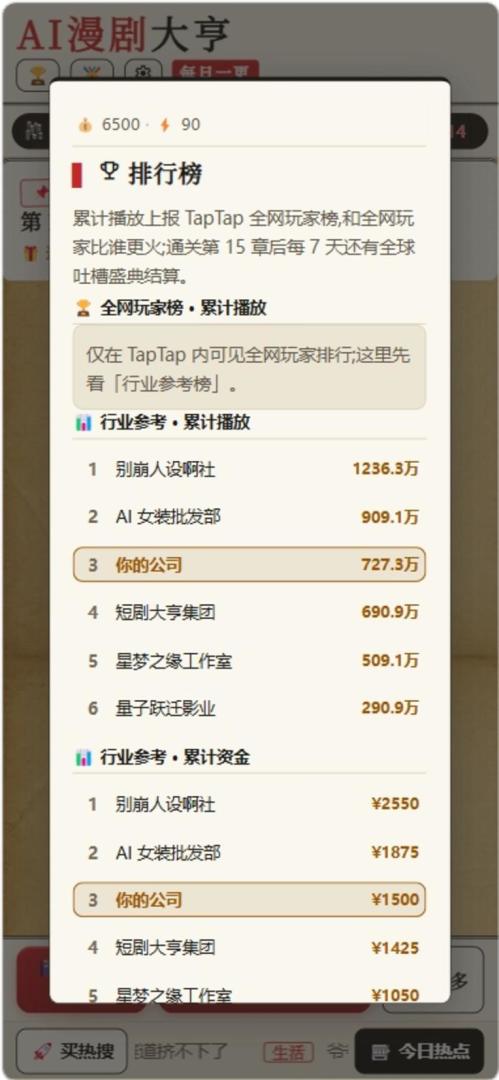 AI漫剧大亨游戏截图