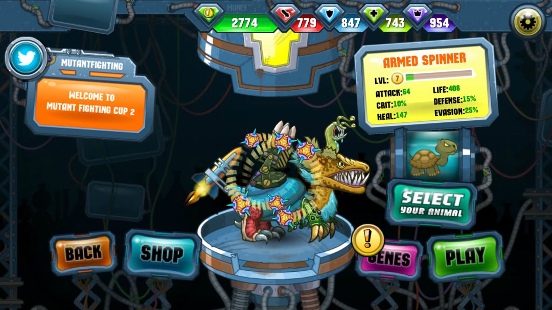 Mutant Fighting Cup 2游戏截图