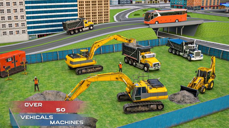 City Excavator Simulator Game游戏截图