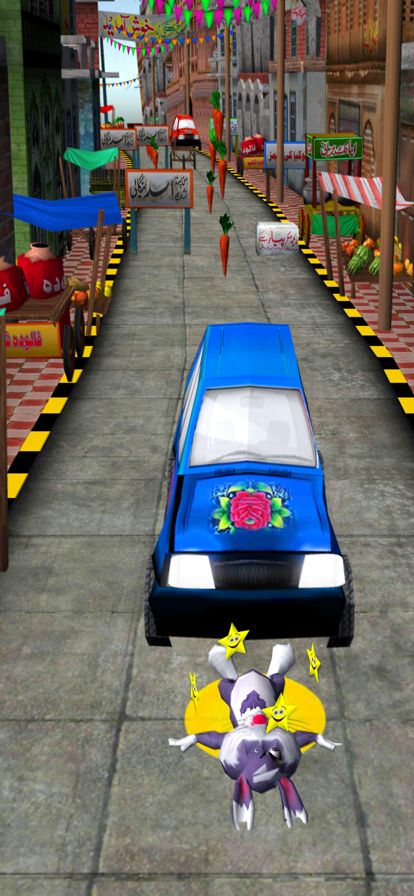 兔子街头跑酷 3D游戏截图