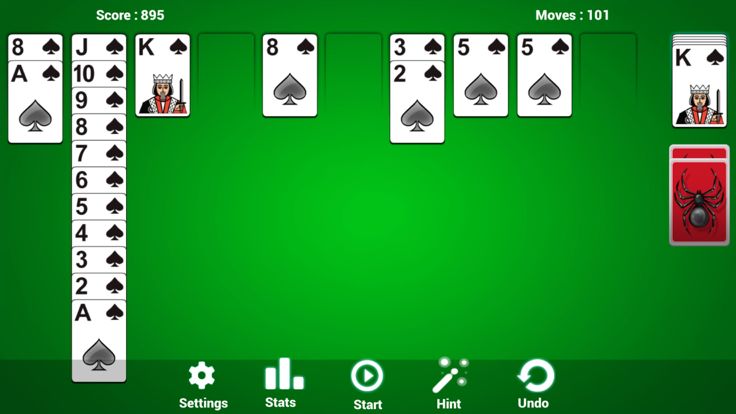 Spider Solitaire Classic fun游戏截图