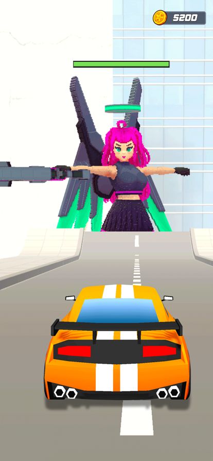 Car vs Blocky Monster 3D游戏截图