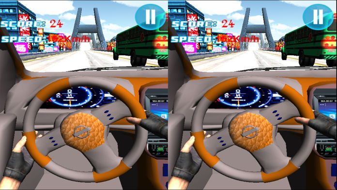 VR Fast Car Race : Extreme EndLess Driving 3d game游戏截图