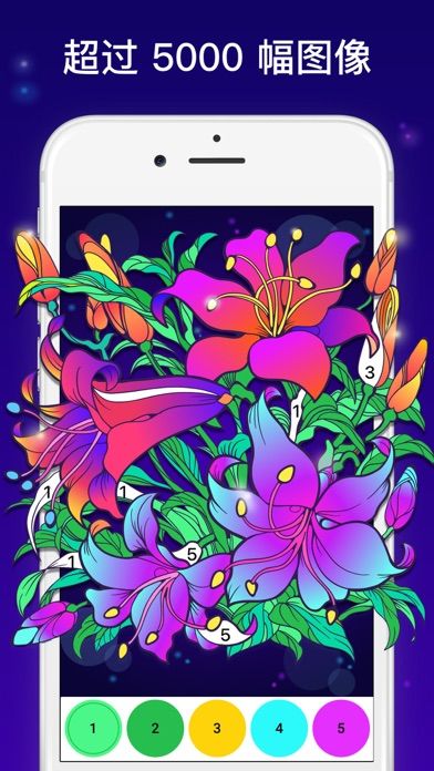 Chamy - 按数字填色的填色书游戏截图