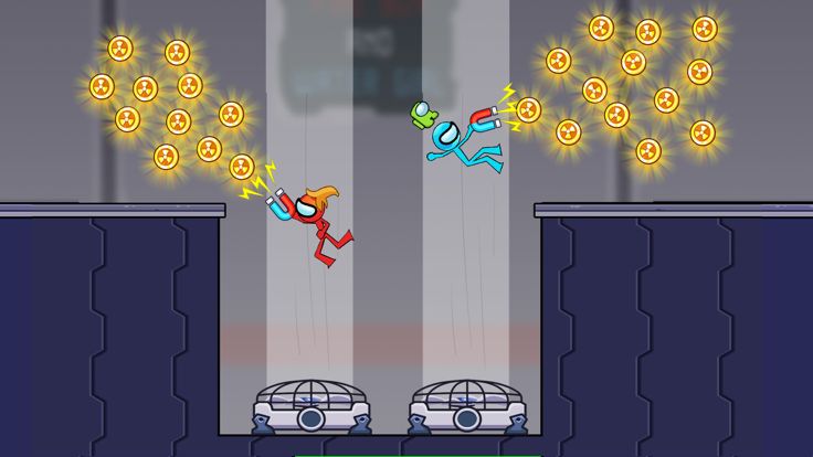 Fire and Water Stickman 2游戏截图