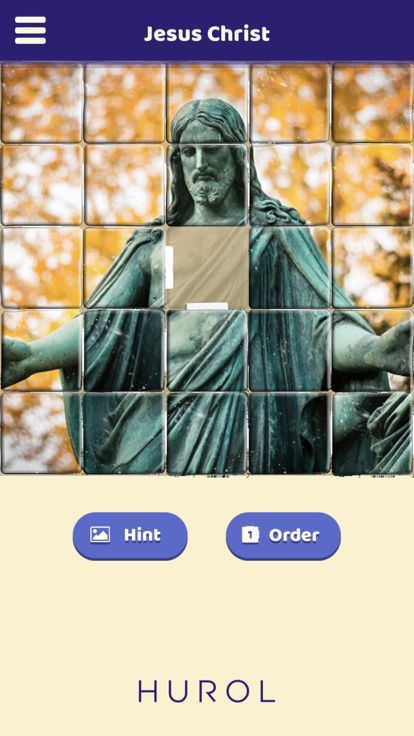 Jesus Christ Sliding Puzzle游戏截图