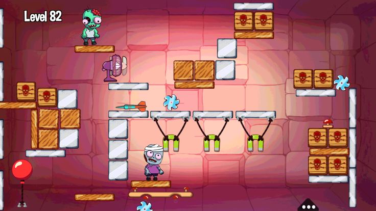 攻击僵尸 - 益智游戏游戏截图