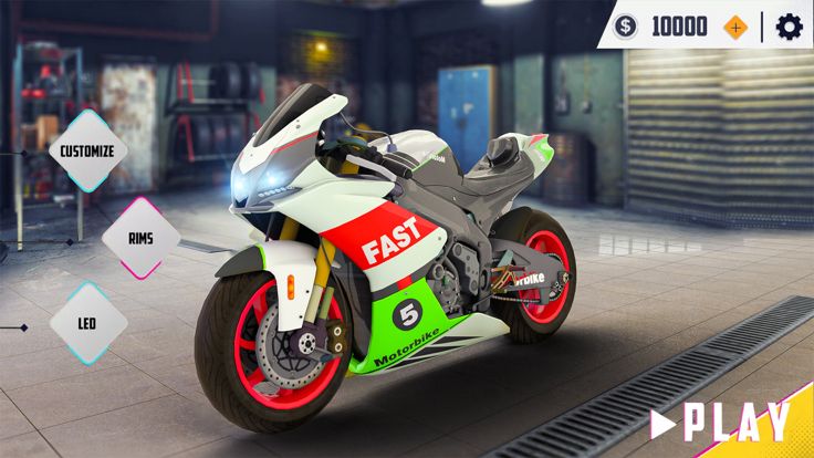 Xtreme 摩托车游戏 3d : 摩托车模拟器 开放世界游戏截图