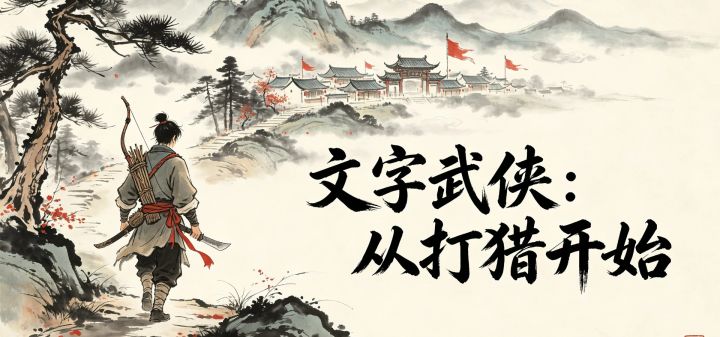 文字武侠：从打猎开始 封面