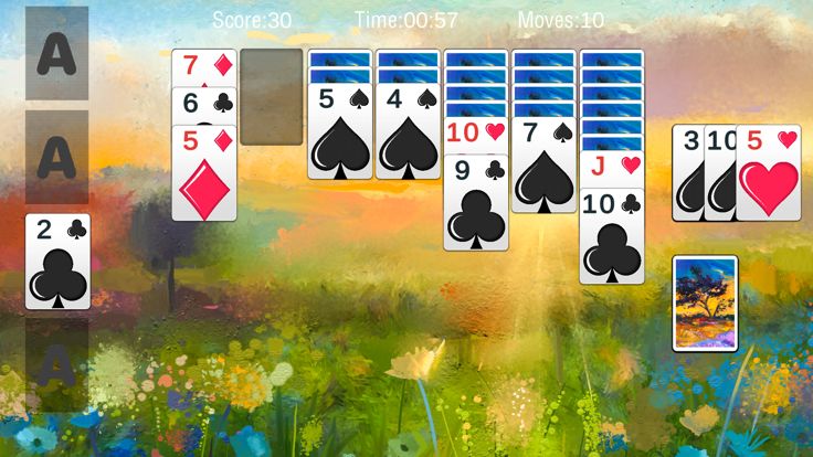 纸牌接龙游戏 - klondike游戏截图