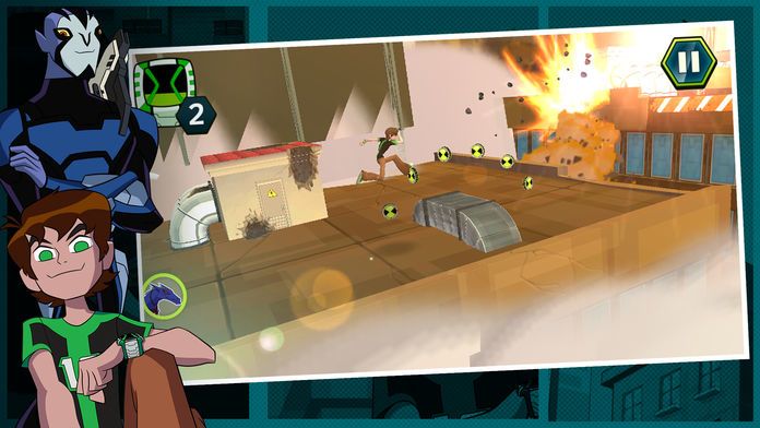 Undertown Chase - Ben 10 Omniverse Running Game游戏截图