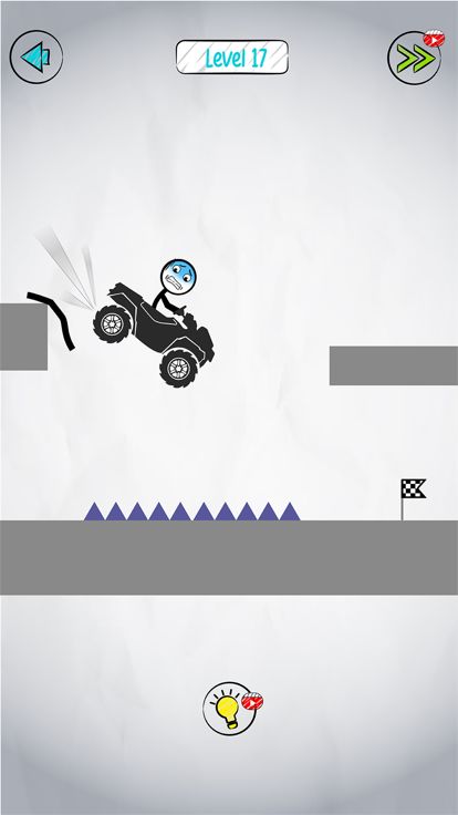 Draw Bridge Stickman Car Game游戏截图