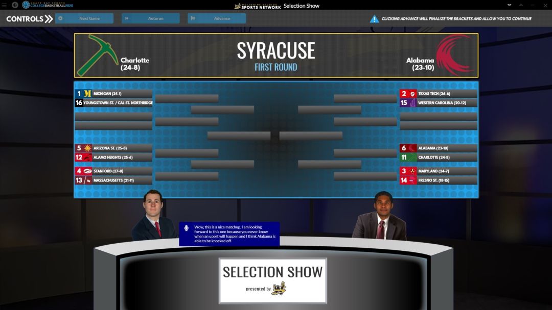 Draft Day Sports: College Basketball 2020游戏截图